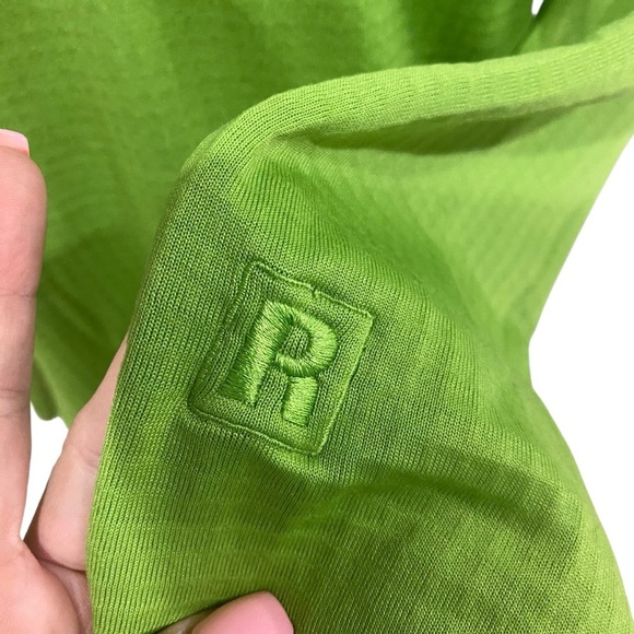 Patagonia Women’s 1/2 Zip Lime Green Size Medium Logo Flaws Polartec - Picture 9 of 16
